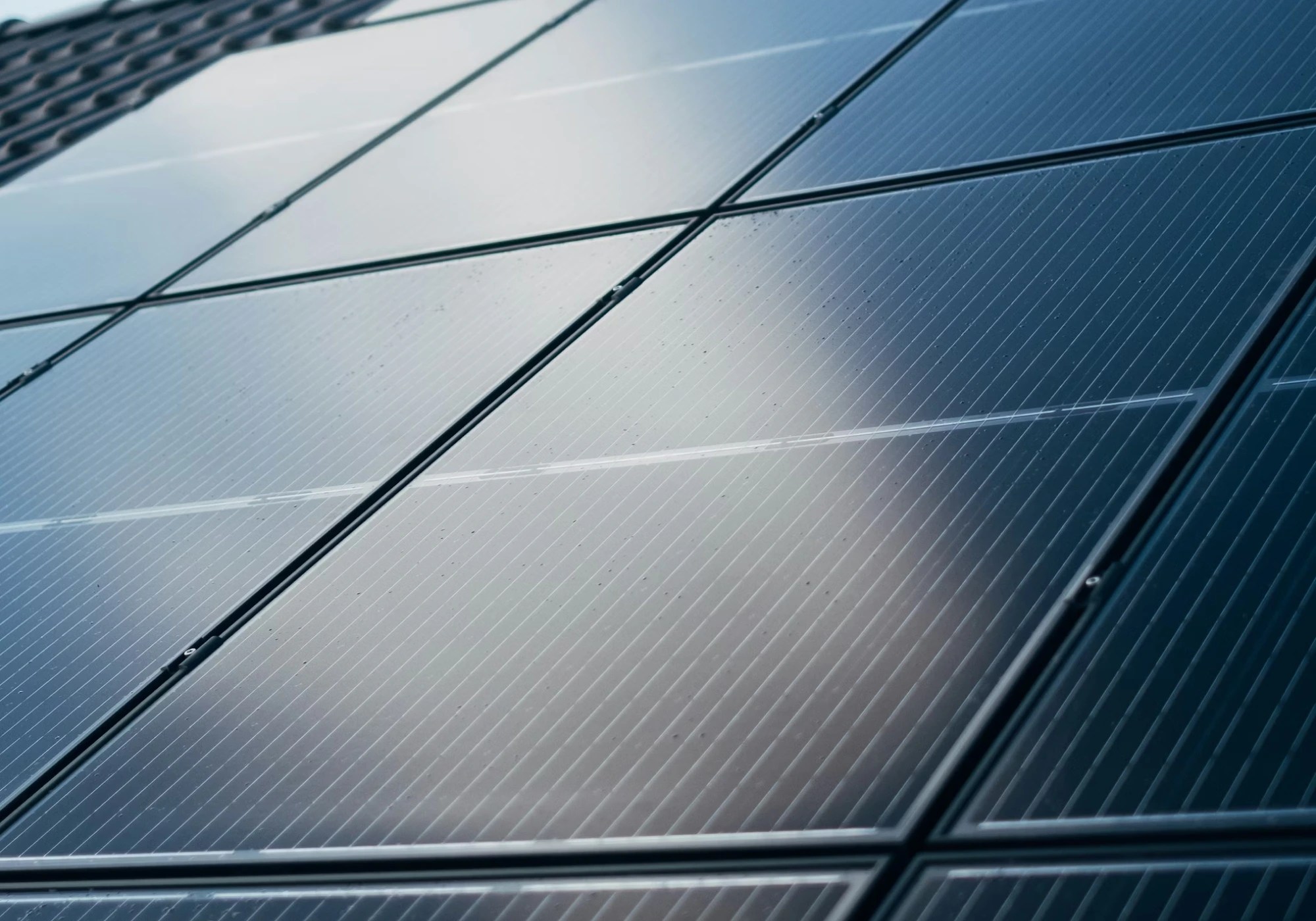 Solar panels on commercial building